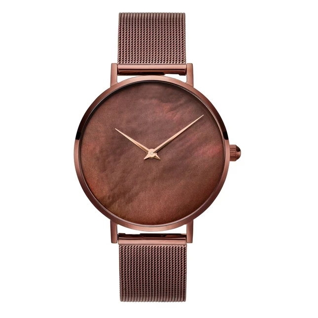 2021 wholesale 36mm high quality mother of pearl watch dial branded designer women seashell watch