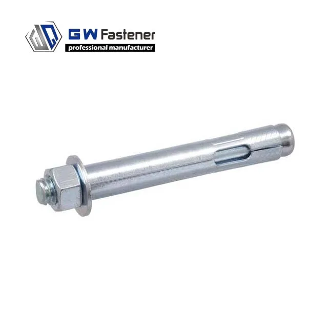 1/4 5/16 3/8 1/2 5/8 3/4 Sleeve Anchor Dynabolts With Flange Nut Washer Sleeve Anchor Bolt