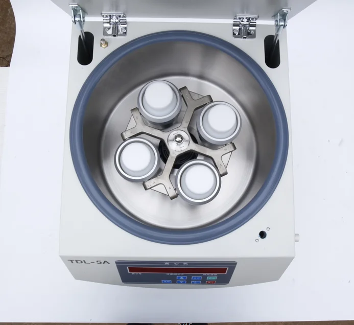 Air guide cooling design digital display emergency cover opening large capacity horizontal centrifuge