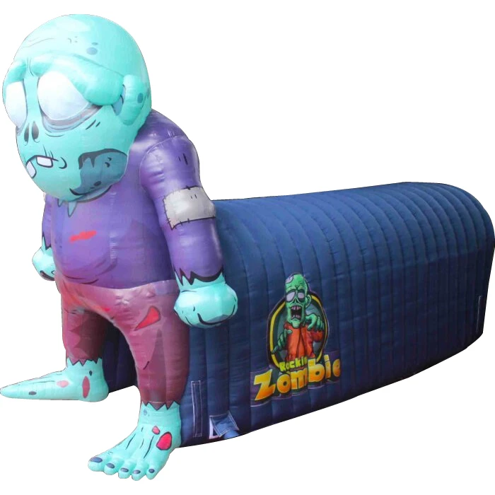 Wholesale Inflatable Halloween Zombie Tunnel with blower Halloween Inflatable Tunnel Blow Up for Holiday Yard Decoration