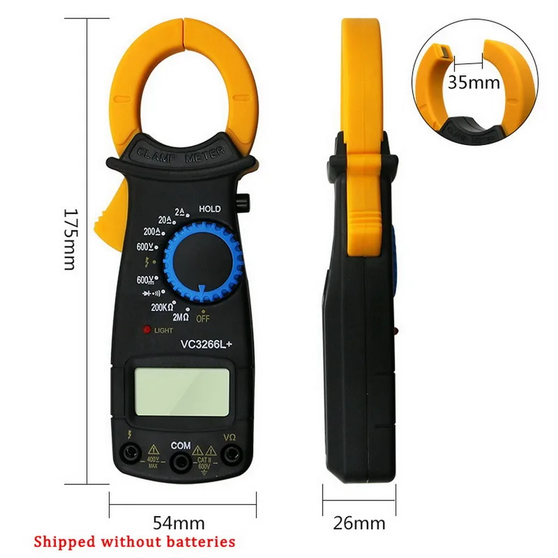 Electrical Multimeter  Clamp Voltmeter Meter Tester