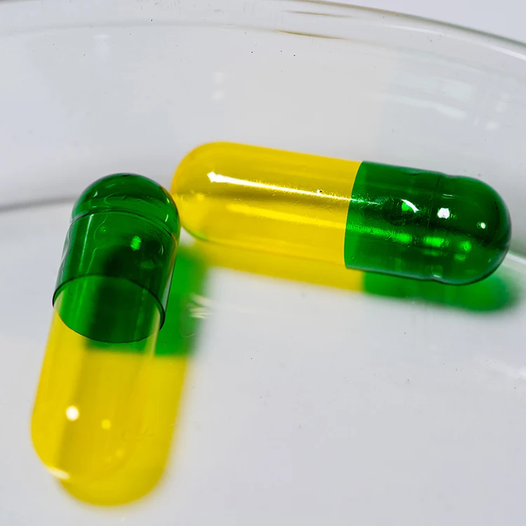 Wecaps empty separated clear gelatin capsules 00 size empty capsules for powder Empty Capsules Gelatin