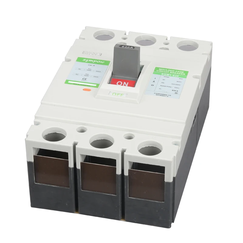 High Quality  CM1 type 3P Mould Case Circuit Breaker  SGM Power SGM1-630  630A