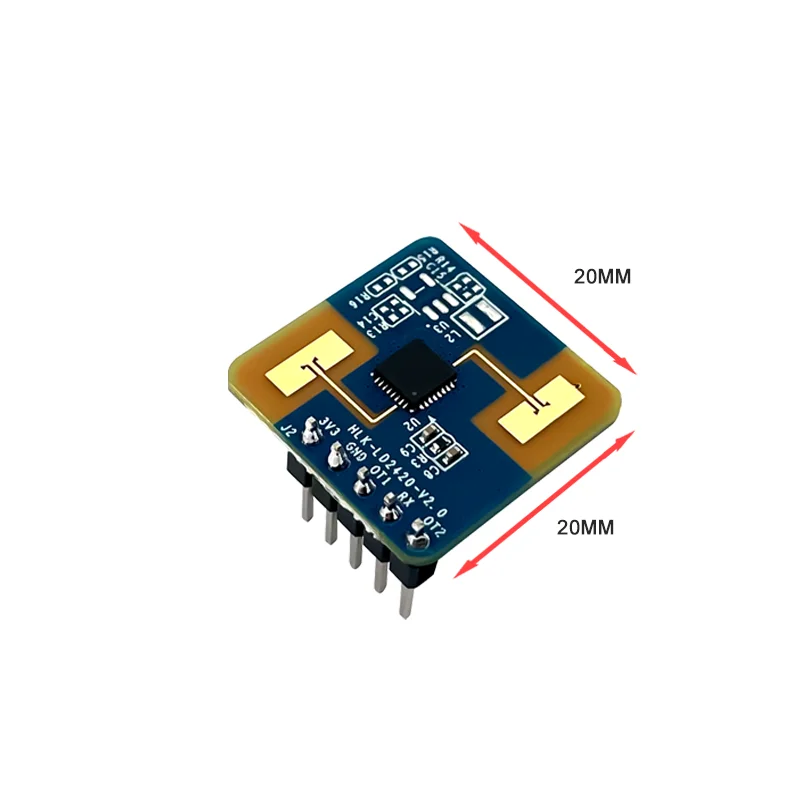 Hi-Link  24GHz HLK-LD2420 MMW Radar Human Presence Sensor Radar Module Supports in smart light/fan/ switch