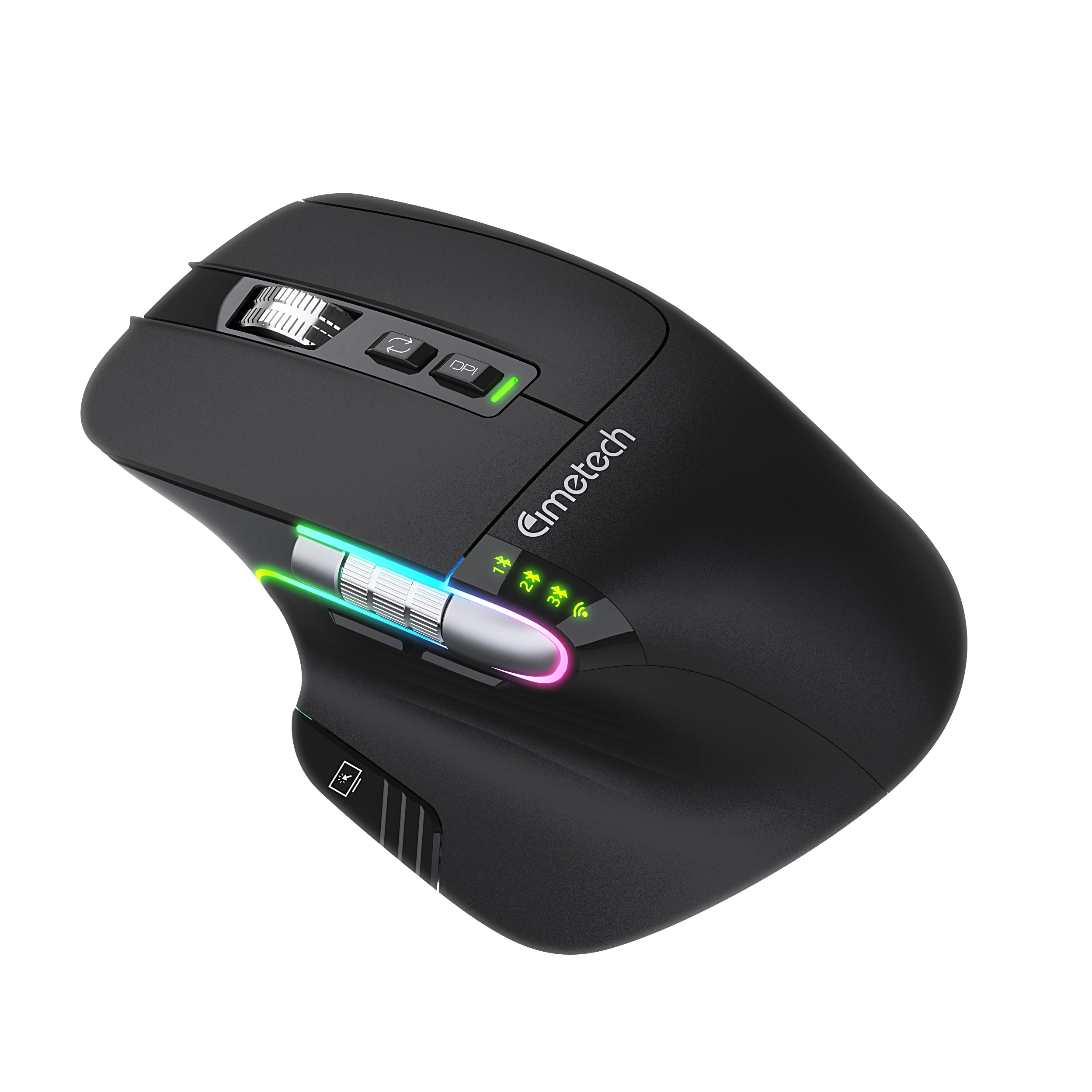 Hot Selling RGB 2.4Ghz Wireless inalambrico ergonomic mouse for PC Laptop Home Office