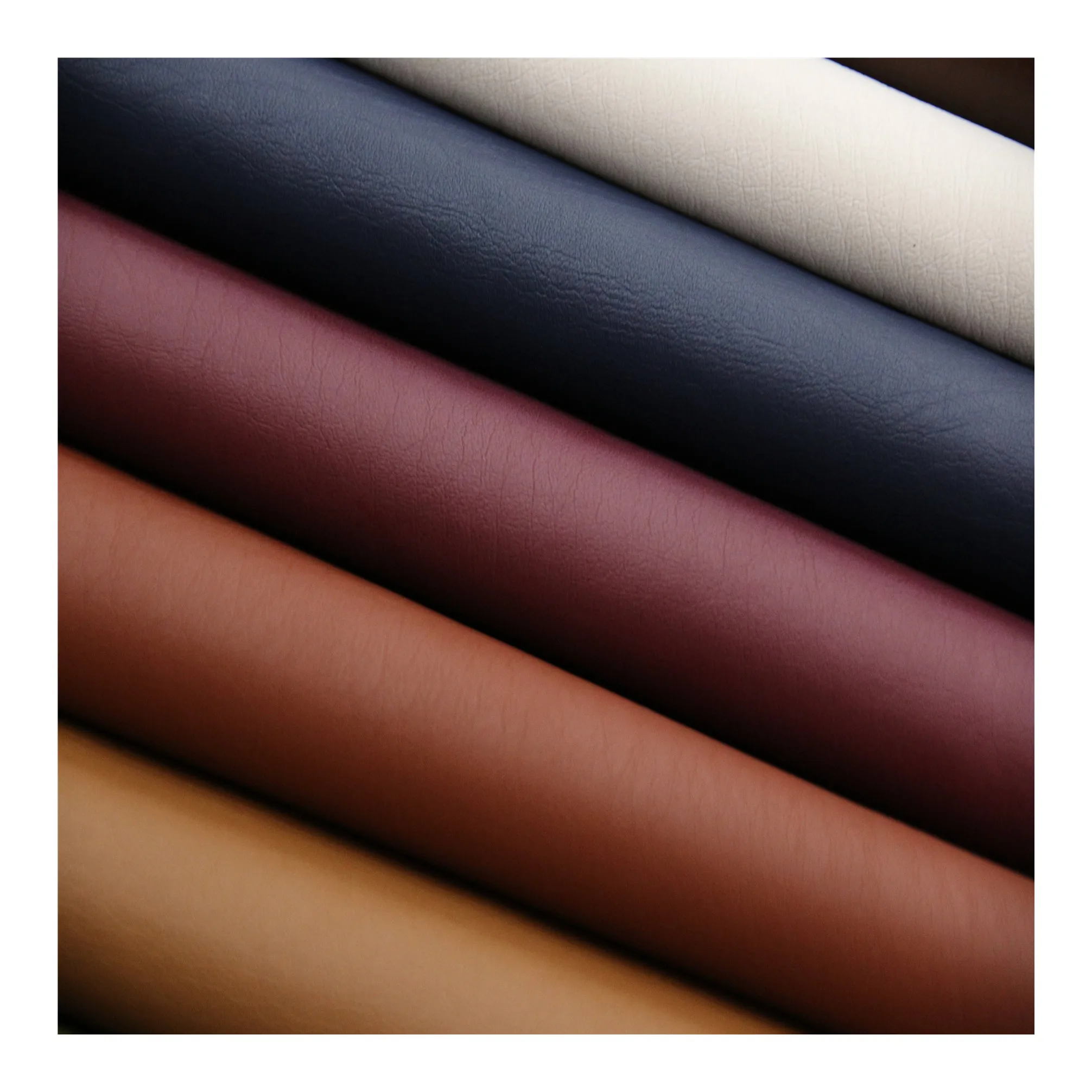 The Fine Quality Elastic 0.7mm Shoes Synthetic Pu Leather Fabric For Home Textile