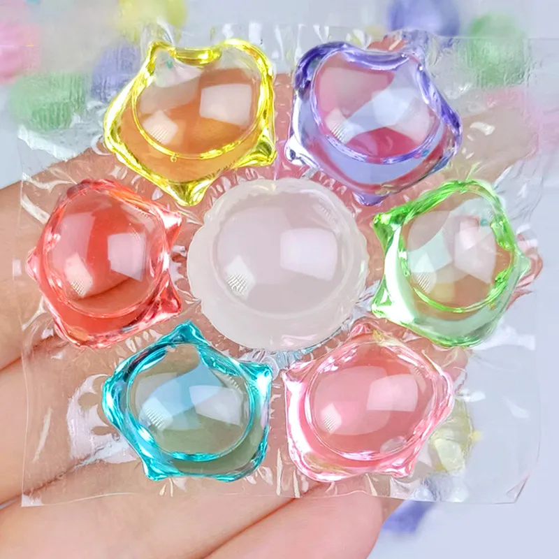 7 in 1 Custom Laundry Pods  Cleaning Capsule  Washing Capsules Detergent Beads Gel Laundry Pods Beads 10g Travel Supply Bitter Pod Child Safe