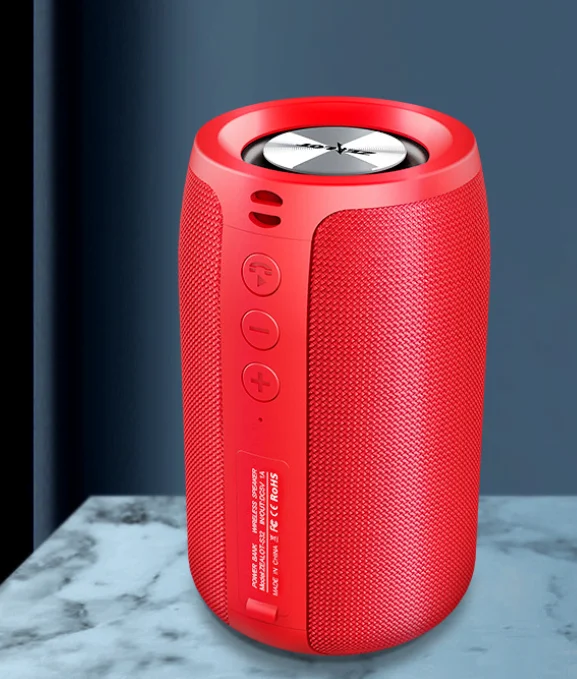 Mini Portable HIFI Subwoofer Speaker ZEALOT S32 Wireless Speaker with FM Radio Column Support TF, TWS, USB Flash Drive
