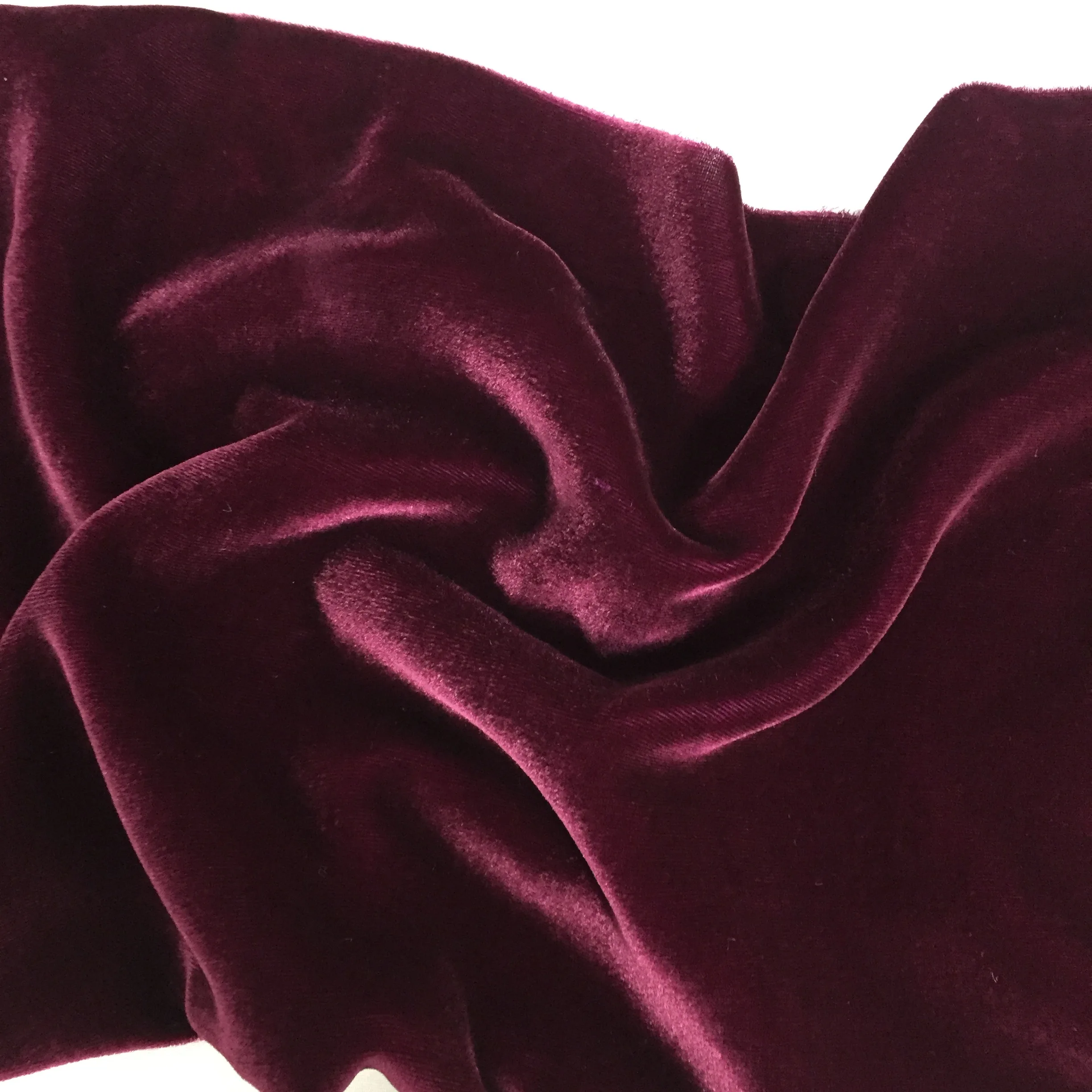 95gsm Colorful Velvet Plain Silk Fabric Napped Fabrics Direct