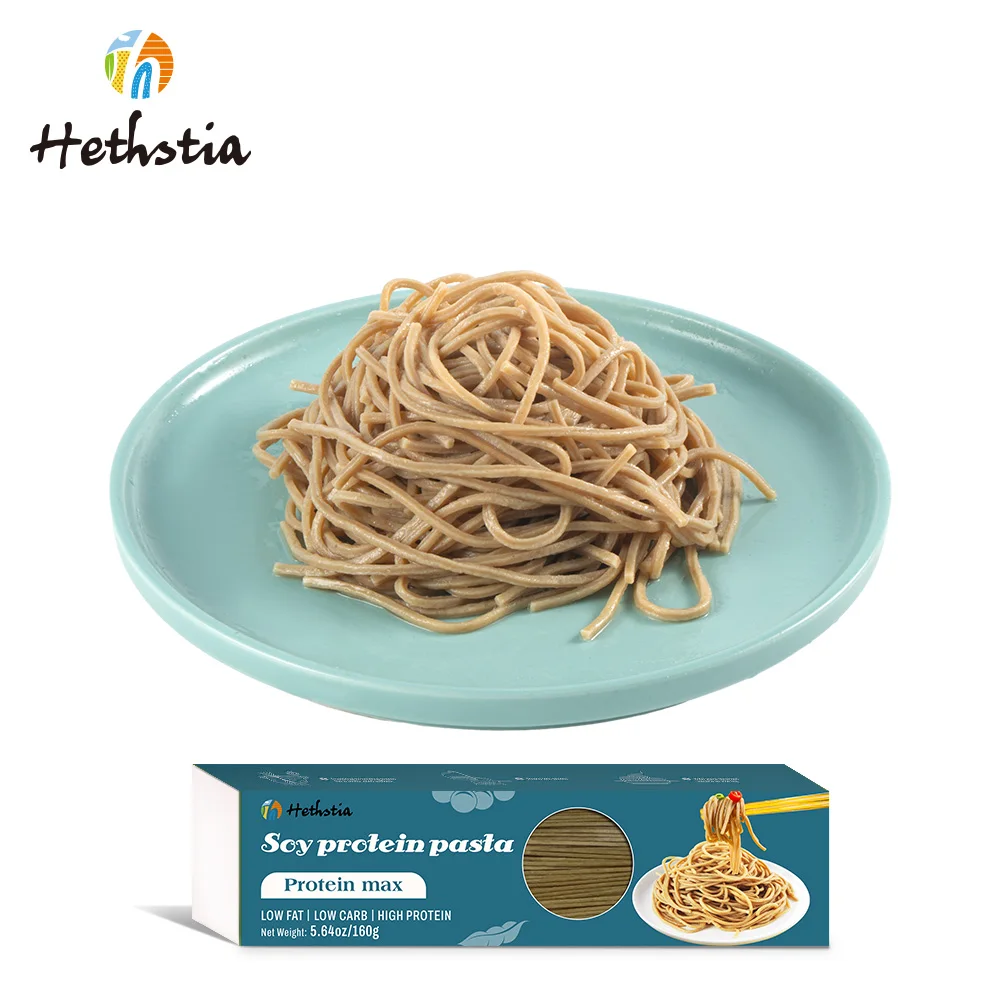 Hethstia Easy To Cook Keto Friendly High Dietary Fiber Low Carb Soy Protein Pasta For Diabetics