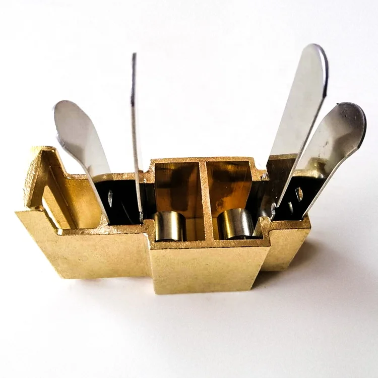 3-hole 4-hole copper high-voltage generator carbon brush holder