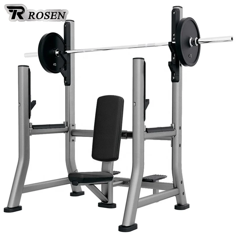 Oem Service Unisex Dezhou ROSEN Fitness Gym Equipment Exercise Machine Bodybuilding Galvanized Steel Bench For Workout