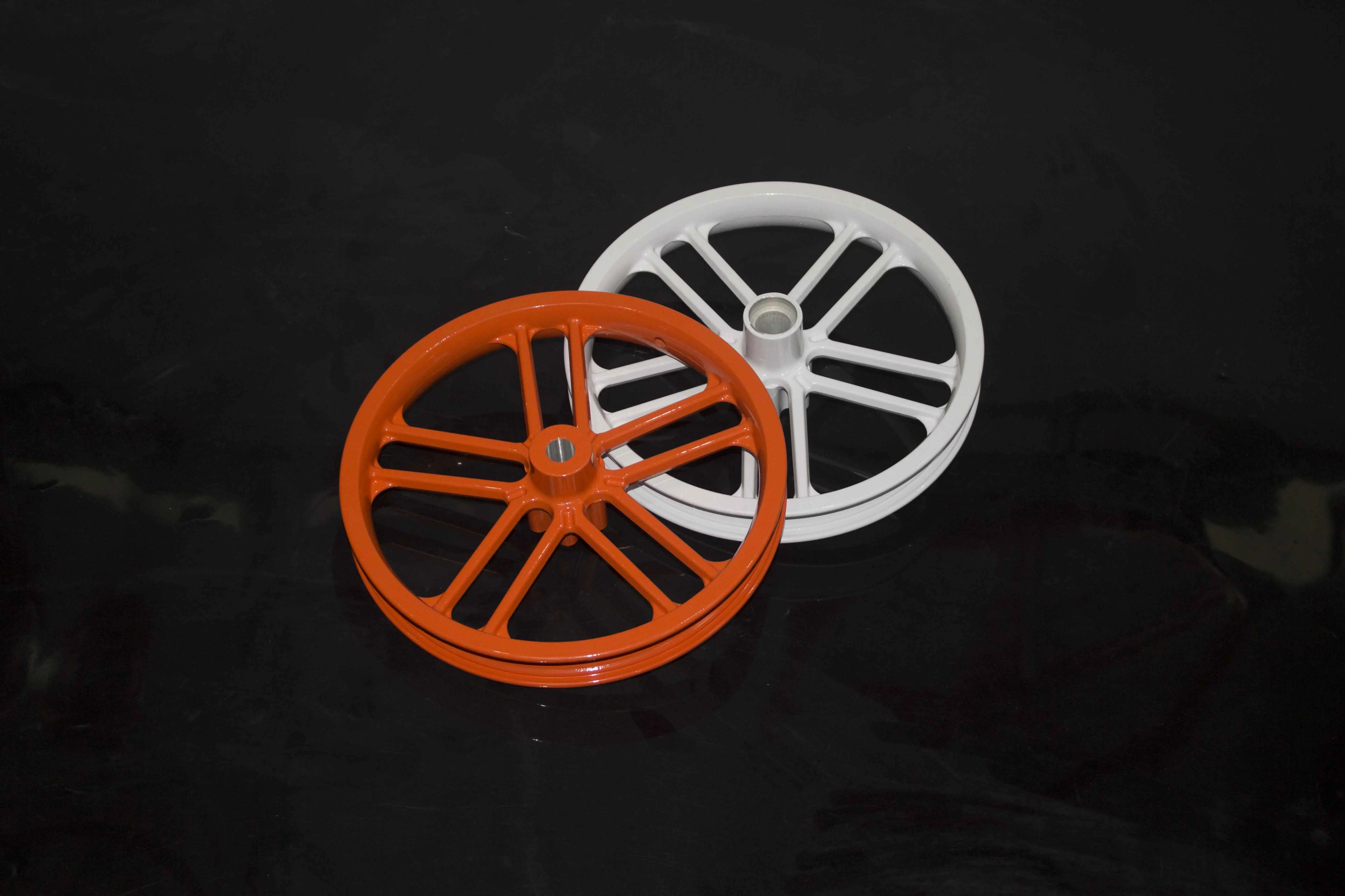 Wheelset 50mm 25mm width Clincher tri-spoke magnesium alloy bike wheel fixed gear bicycle wheels rim