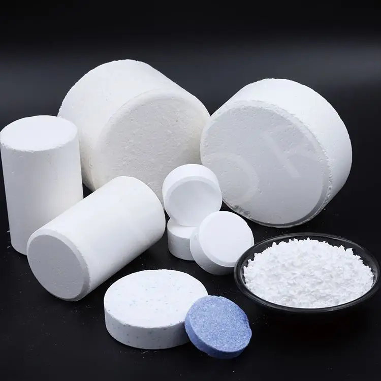 Mix and Match Swimming Pool Chemical 200g tcca Tablets Granular Powder Multi-function TCCA 90% Chlorine Tablets