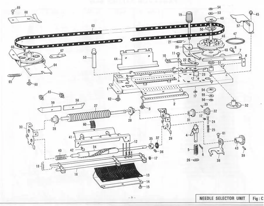 KH260 Knitting Machine Spare Parts Single Sewing Machine Accessories