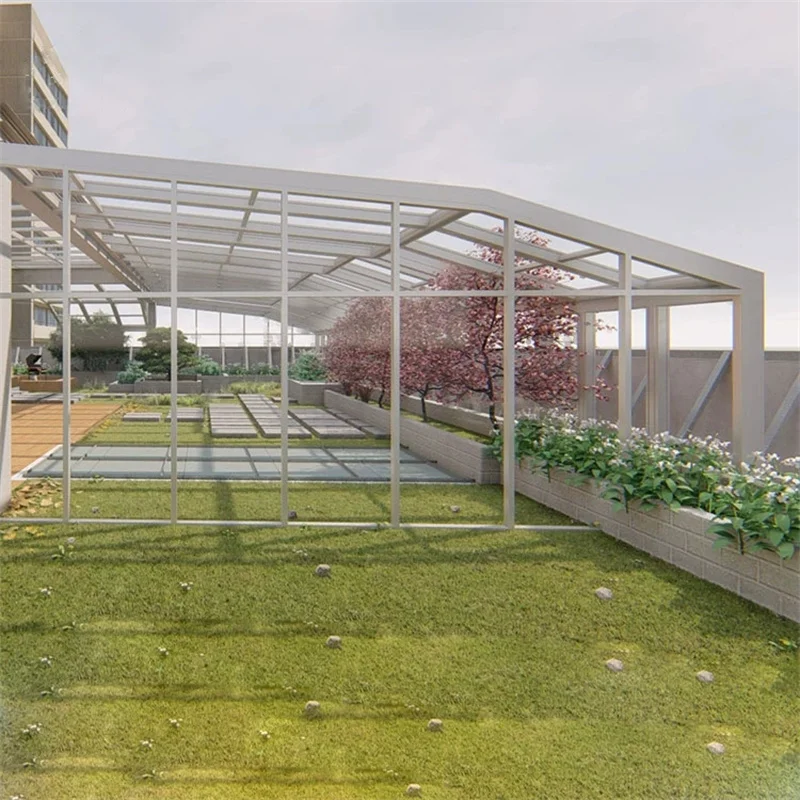 Customized Pool Enclosure Retractable Pool Roof Telescopic Outdoor Retractable Polycarbonate Swimming Pool Cover Enclosures