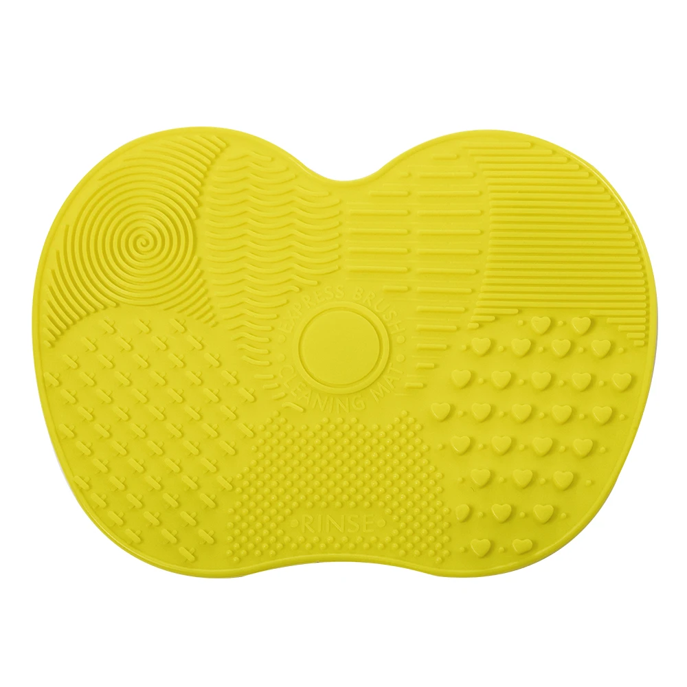 
Mini Hot Selling Customized Soft Silicon Cleaner Mat Makeup Brush Cleaning Pad 
