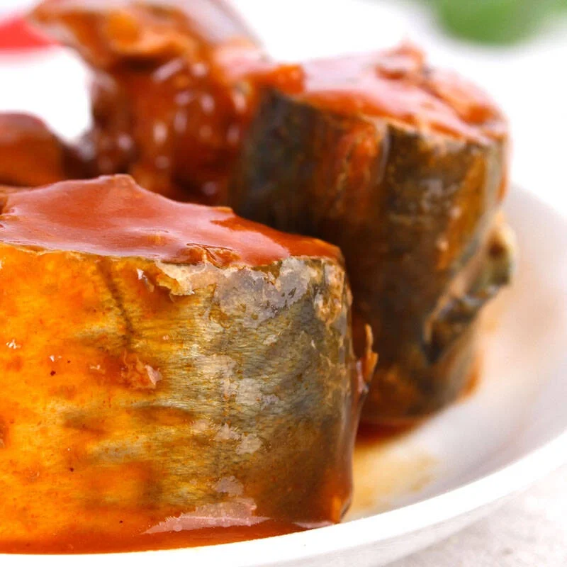 
canned food mackerel tin fish 425g 