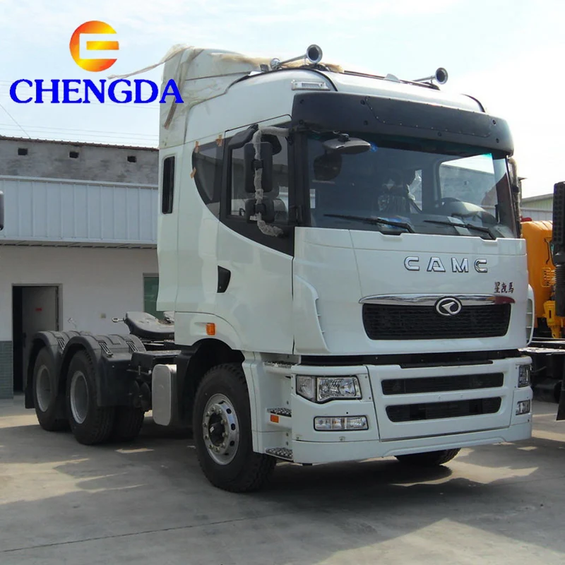 Brand New CAMC Heavy Duty 6x4 430HP Used Truck Head CNG Prime Mover Tractor Truck For Sale