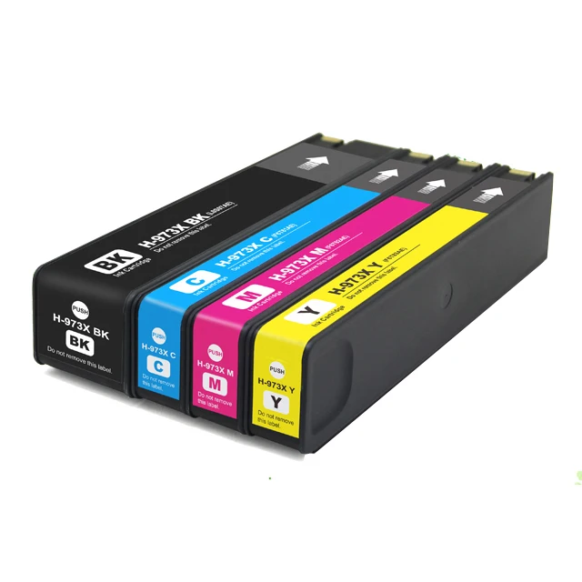 For hp 973x ink cartridges 973xl compatible for hp pagewide pro 477dw 452dn 577dw 552dw printer ink cartridges