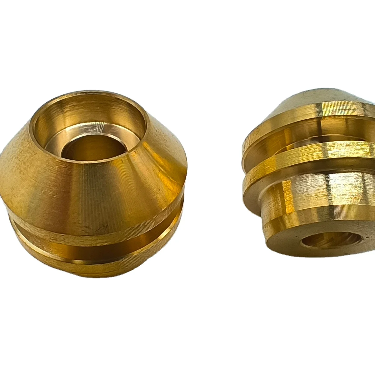 19+ years direct factory OEM custom CNC machining turning brass part nut tube with shining surface