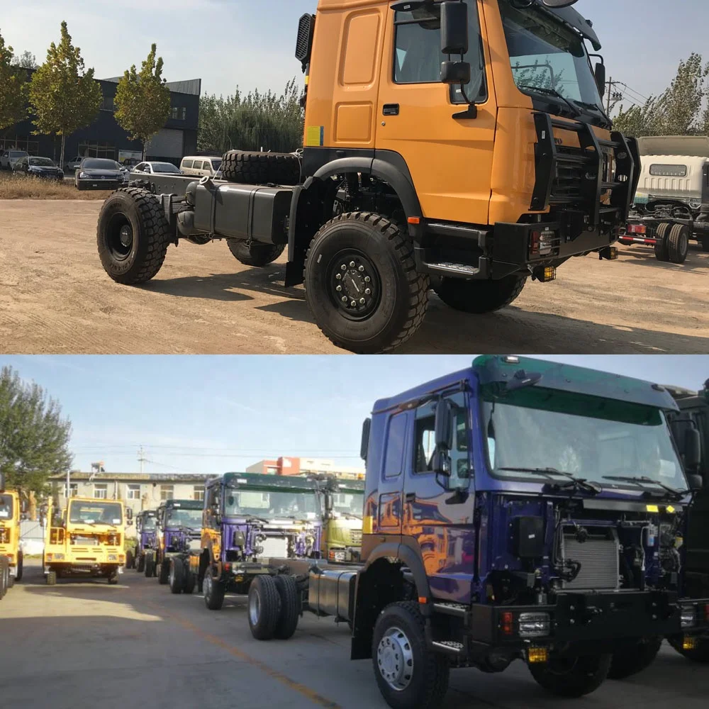 Single Big Tire 14.00R20 4X4 Off Road Cargo Truck Chassis