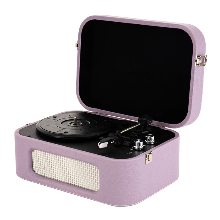 Лидер продаж, заводская цена, портативный чемодан, винтажная музыка, винил, ретро, синий зуб, запись, проигрыватель