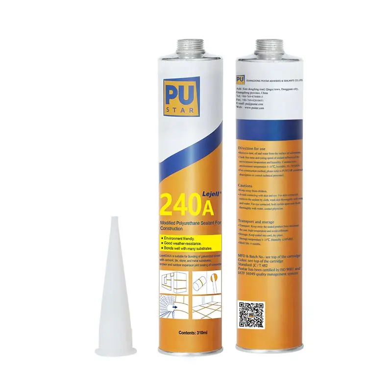 Lejell240A 600ML Good Bonds With Many Substrate SPU Sealant PU40 For Construction
