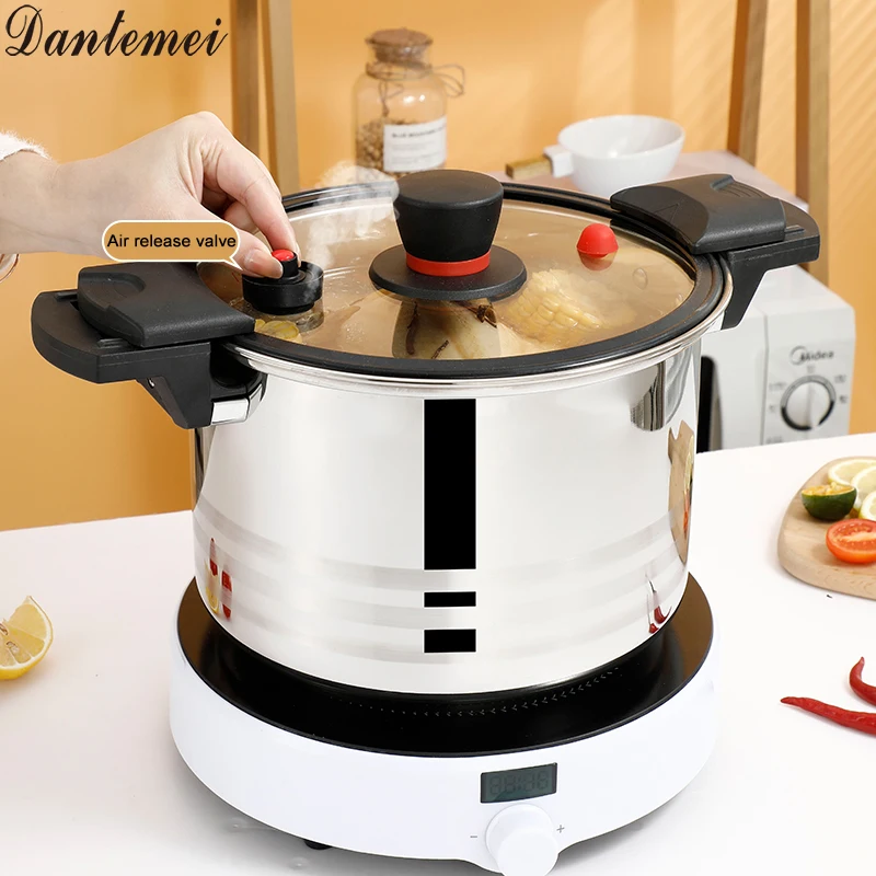 Perfect Quality Stainless Steel Multifunctional Pressure Cooker Pot Soup Pot Kitchen Cookware
