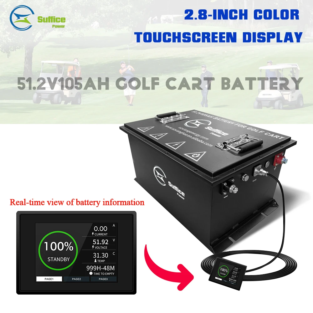 golf cart club car Lifepo4 Battery 48V 100Ah 105Ah 160Ah 200Ah 5KW 10KW for Lithium ion baterias recargables golf cart battery