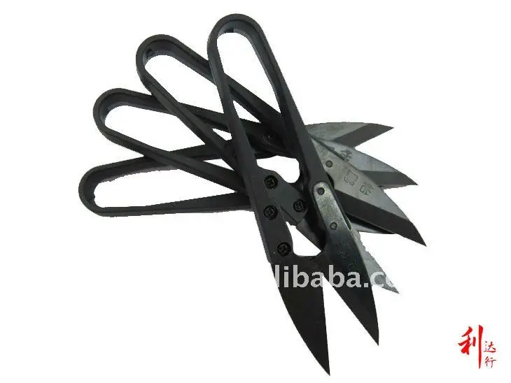 Professional 10.5cm Colorful ABS Handle Plant Mini Scissors Snips