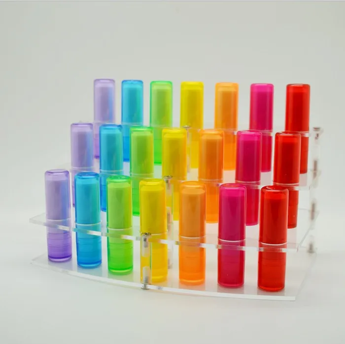 Wholesale empty lip care tube stick 5 gram 5 ml baby pink lip balm container