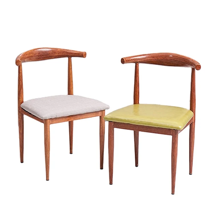 Modern Minimalism Furniture Wood Frame PU Base Comfort Soft Dining Chair CECL013