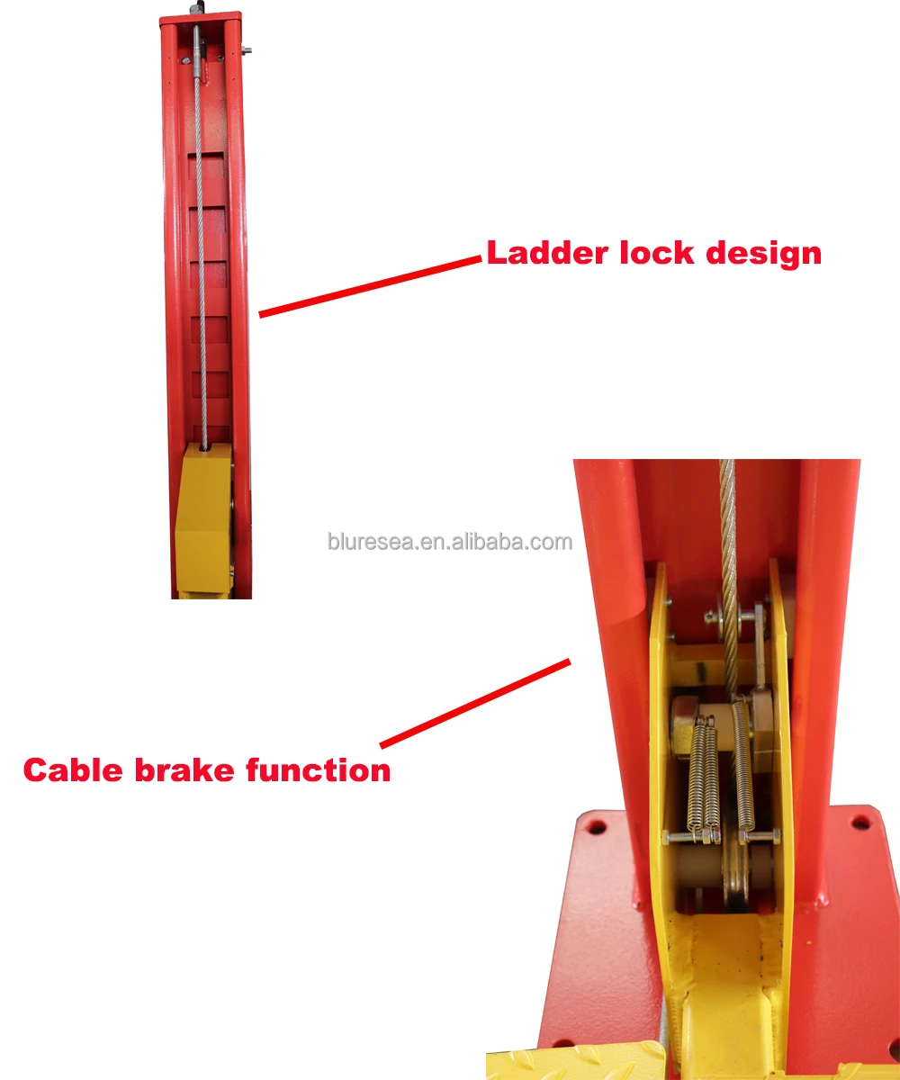 4 Post Car Lift Customized Garage Equipment Car Parking Lift for Sale