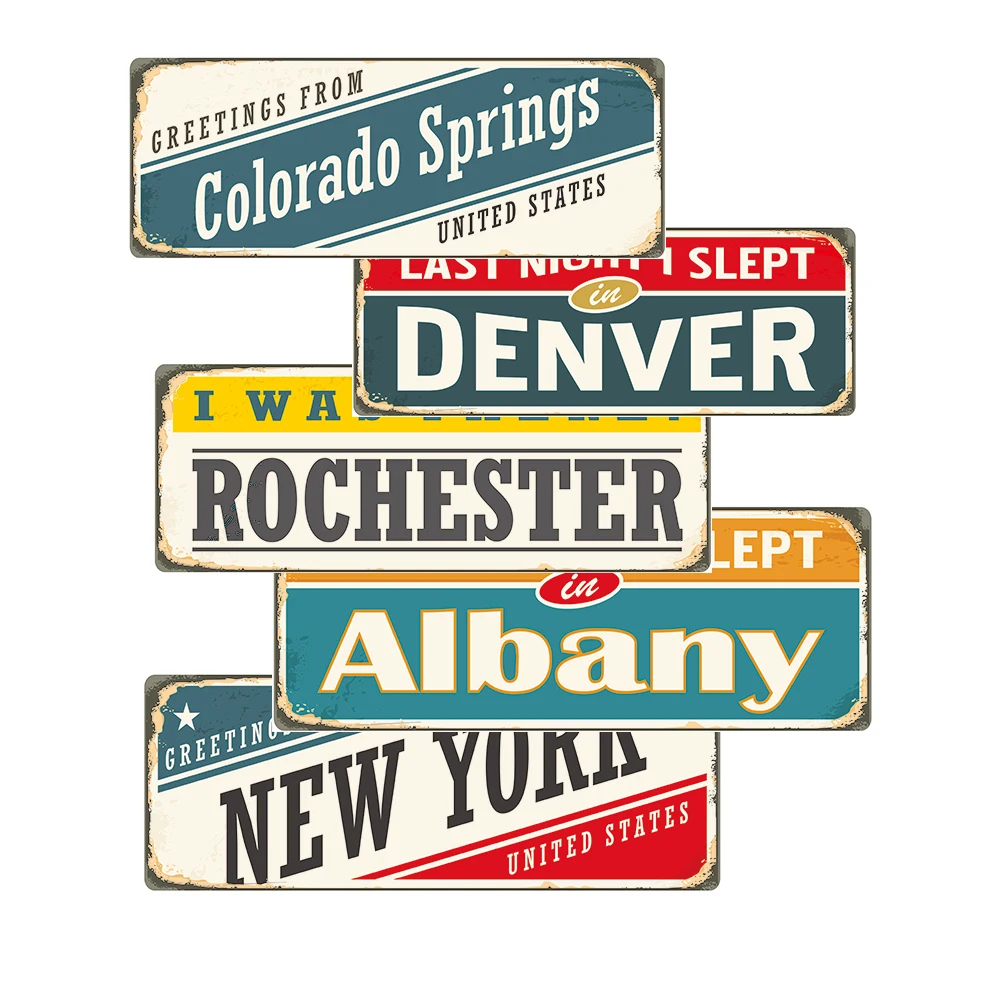 Custom Made Sign Vintage Plaque Pub Signboard Wall Decor Retro Nostalgia Plates Poster Metal Tin Signs Craft Cafe Bar Iron Cock
