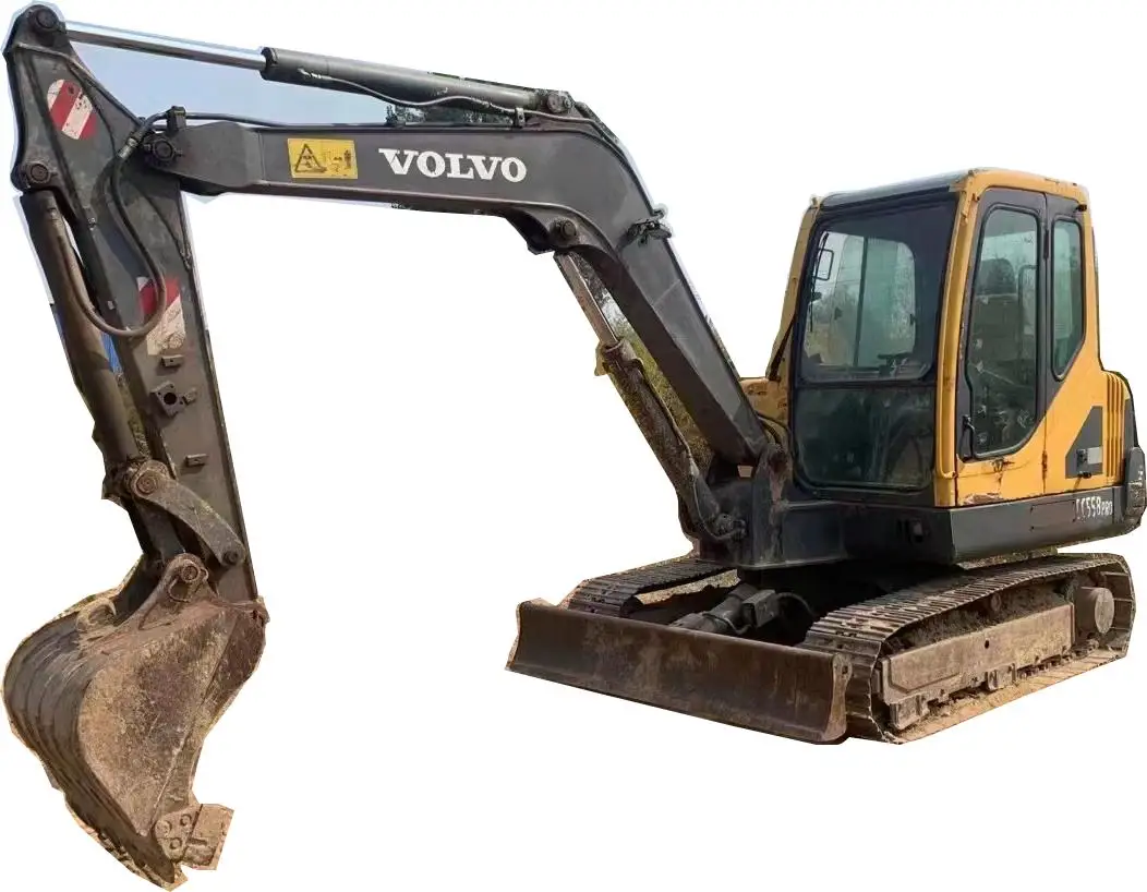 Korea Volvo used excavator Volvo ec55 ec60 ec210ec290 5.5 ton mini excavator Original condition in stock for sale