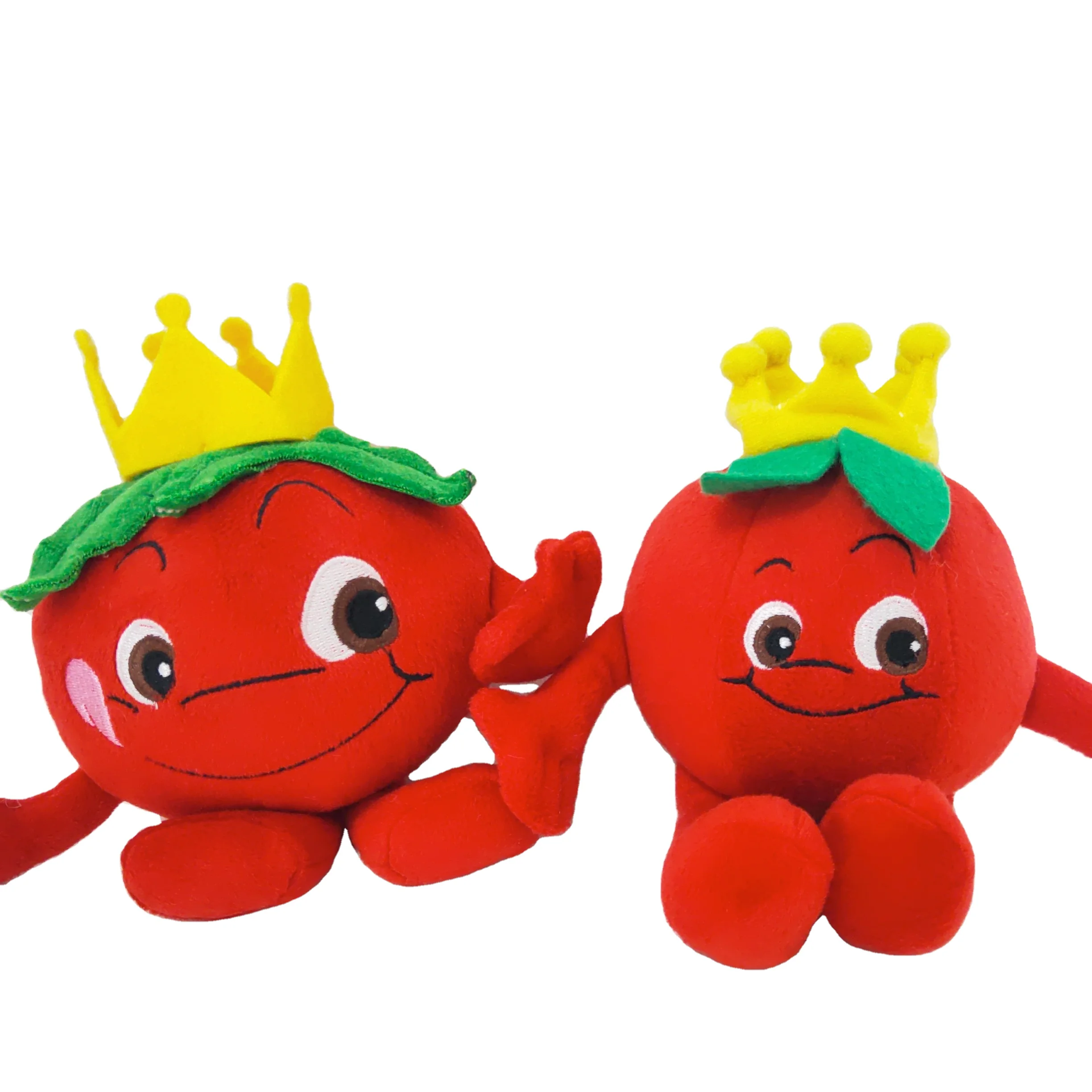 Soft Plush stuffed Toy fruit vegetables red tomato doll toy