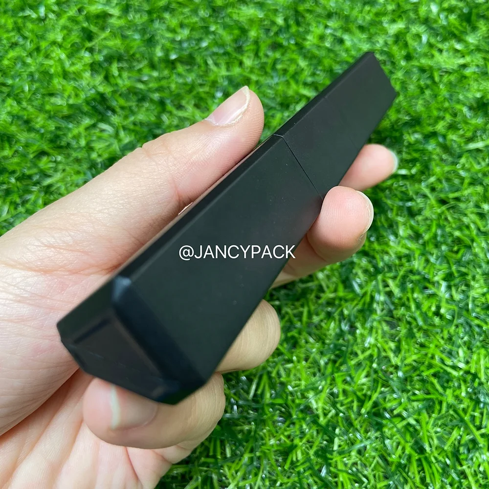 Cosmetic Packaging With Brush triangle shape dual ends double side empty round eyeliner mascara wand tube eyelash glue bottle