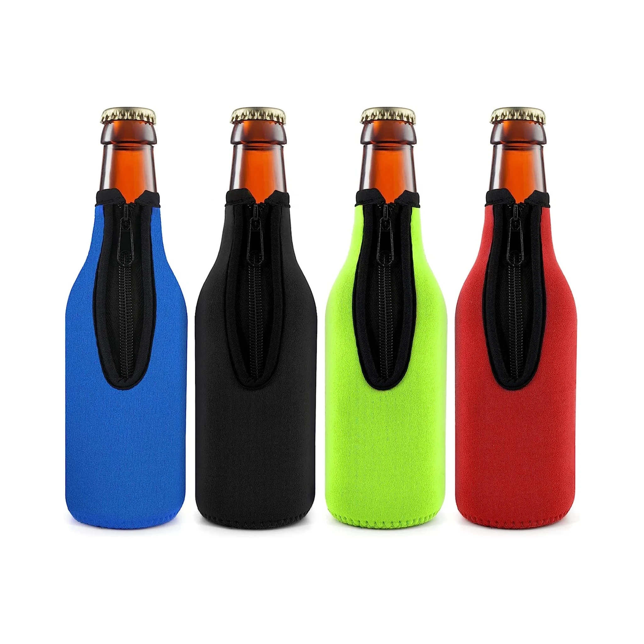 Custom Design 3mm 5mm Black Red Blue Neoprene Sleeve Bottle Cooler Drink Can Stubby Cooler Stubby Holder for can and bottle