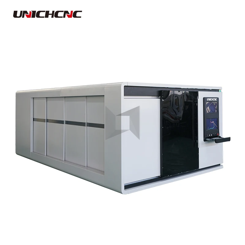 
Big iron door,decoration,metal plate fiber laser cutting machine 1500w metal ss cutter with protection cover 
