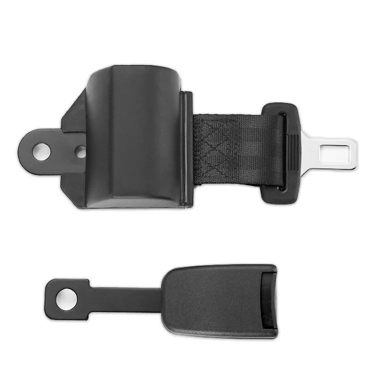 universal custom passenger black lock up seat belt for car bus golf ATV UTV 2 point lap retractable seat belt parts