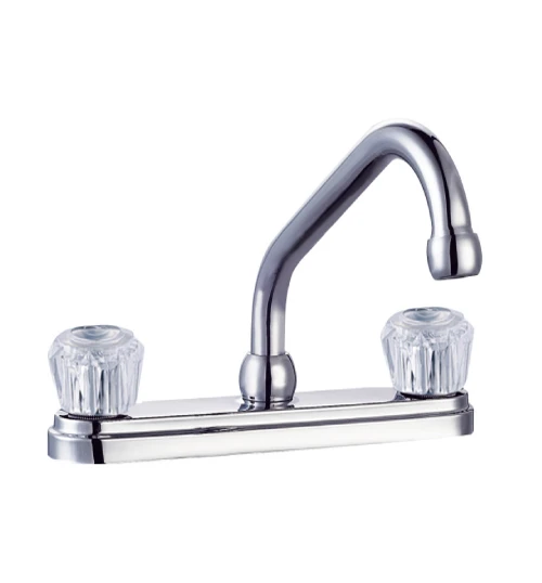 Goose Neck Kitchen Faucet Mixer, Sink Hot Cold Water Pull Kitchen Faucet Dual Handle Thermostatic Faucets Brass Modern