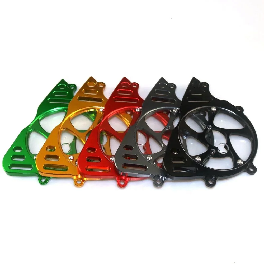 Motorcycle CNC Aluminum Front Sprocket Chain Guard Cover Left Side Engine For KAWASAKI Z1000 Z1000SX