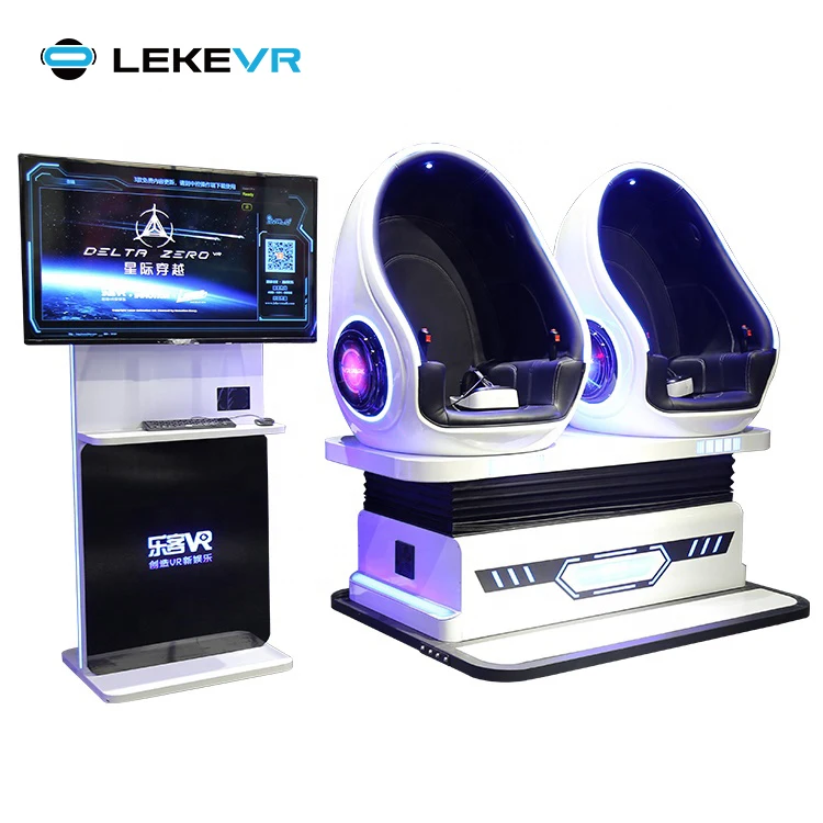 LEKE VR Entertainment Park Egg Chair Movie Simulator Commercial Invest Project VR Cinema Game Simulator