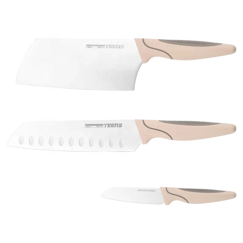 Cheap Wholesale 3.5 Inch Stainless Steel Fruit Paring Knives With PP Handle Home And Kitchen Knife Set Cutting Santoku Knives