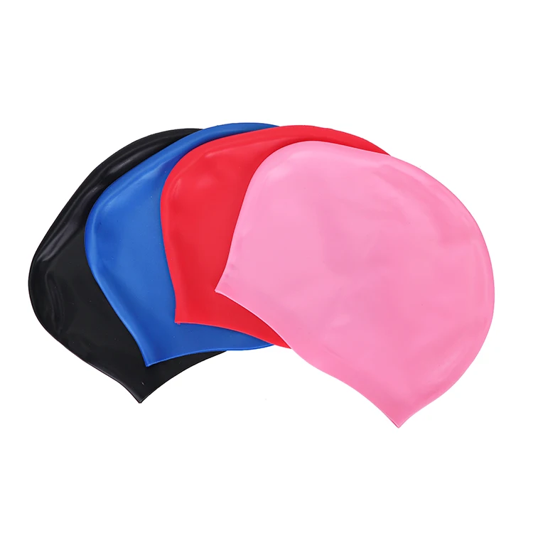 
Long Hair Swim Caps Designed for Curly Hair, Dreadlocks, Weaves, Adult Woman and Men Waterproof durable silicone Swimming Cap 
