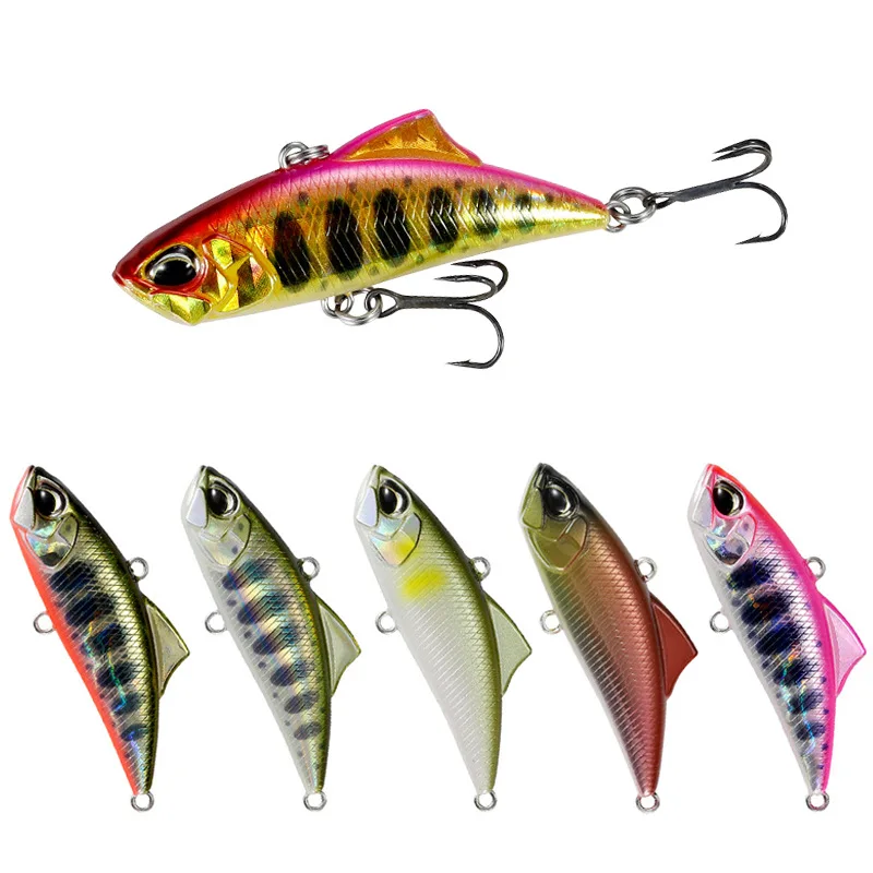 New Design Sinking Fishing Vibration Lure Hard Plastic 45mm 5.3g VIB Blade Lure Sea Bass Pesca Fishing lure