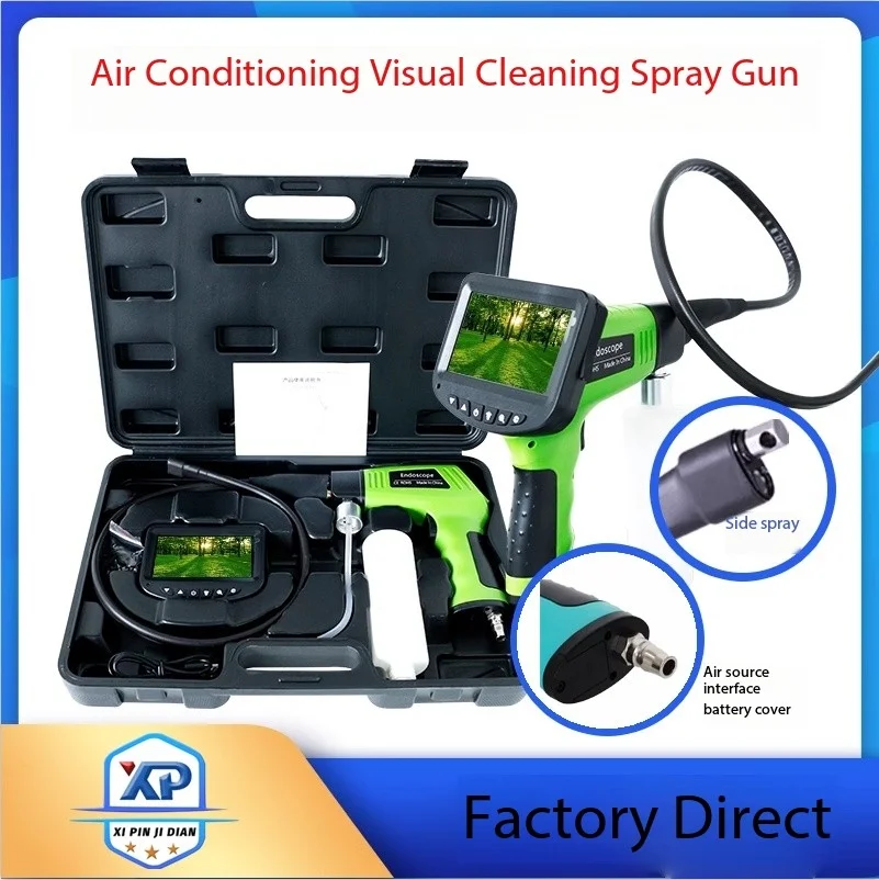 Car Ac Evaporator Cleaning Borescope a/c Evaporator Cleaning Borescope 8.5mm Cleaning water Spray Gun For Car Wash