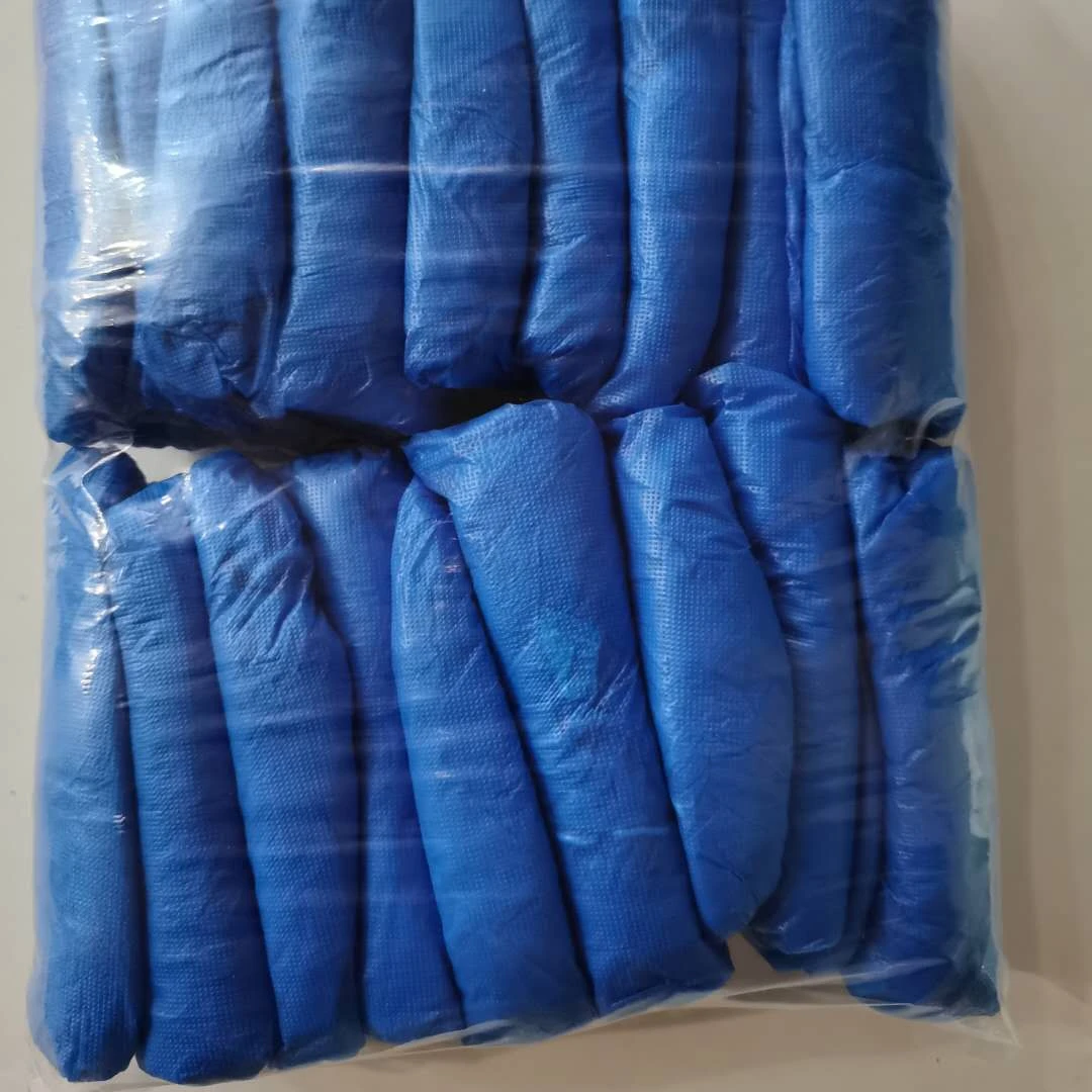 High quality Disposable blue CPE Shoe Cover