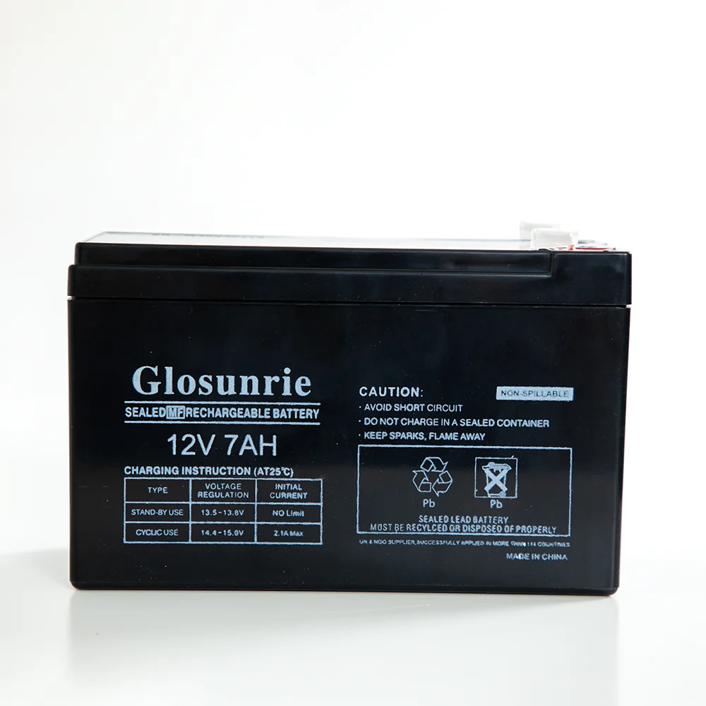 BR Solar Multi Functional Agm Ups Battery Deep Cycle  Battery Lead Acid Battery 12v 7ah for Lighting System